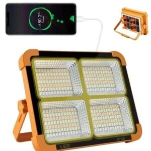 Foco LED Solar Emergencia Recargable 1000W