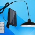 Foco Solar LED Interior/Exterior Plafón con Control