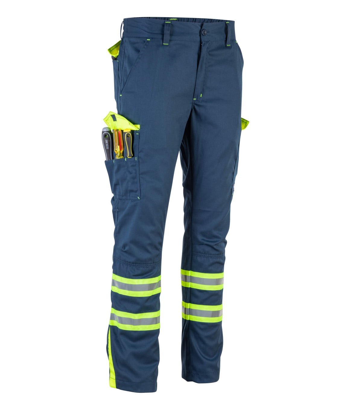 Pantalon Cargo Gabardina Bicolor Ccinta Dia Noche Hi Vis Line (1)